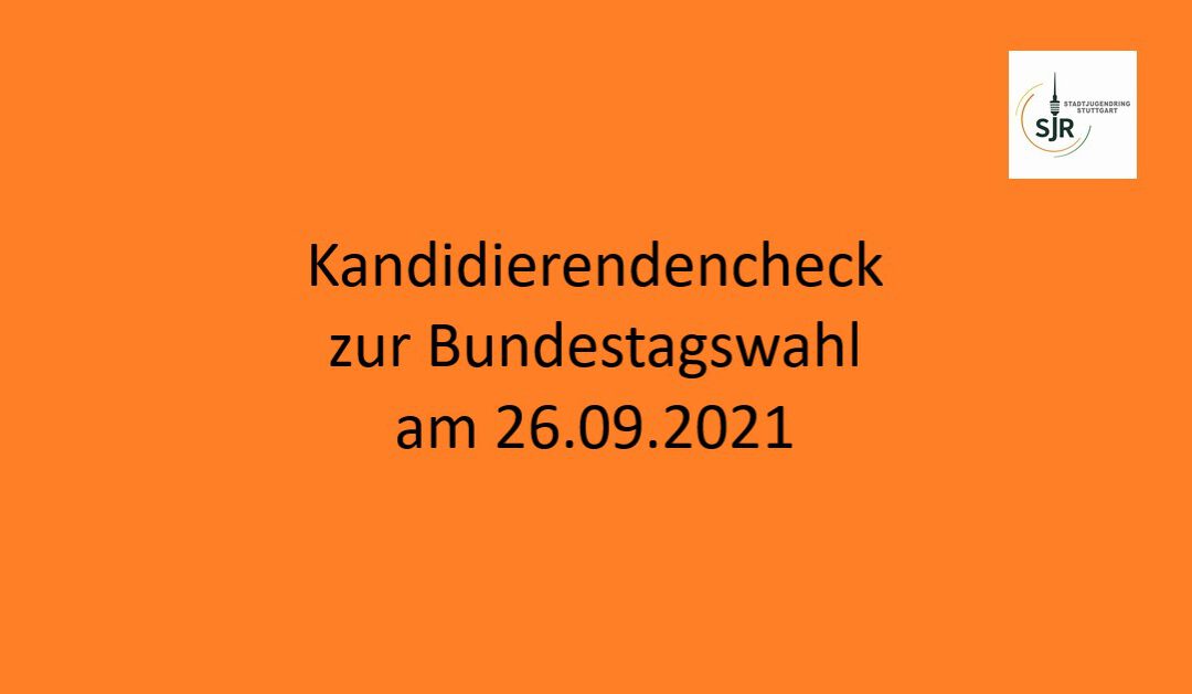 Kandidierendencheck zur Bundestagswahl