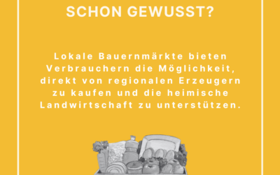 Saisonale und regionale Lebensmittel